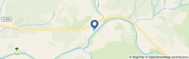 Mapa - Biotop Bečva