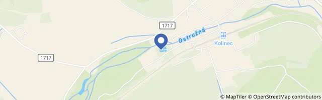 Mapa - Koupaliště Kolinec