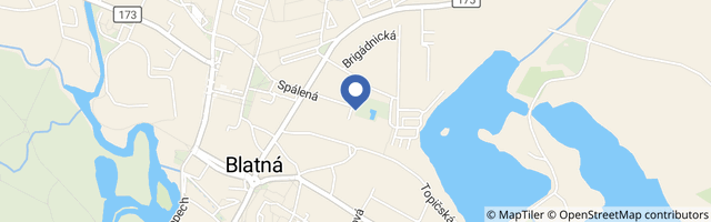 Mapa - Plavečák Blatná