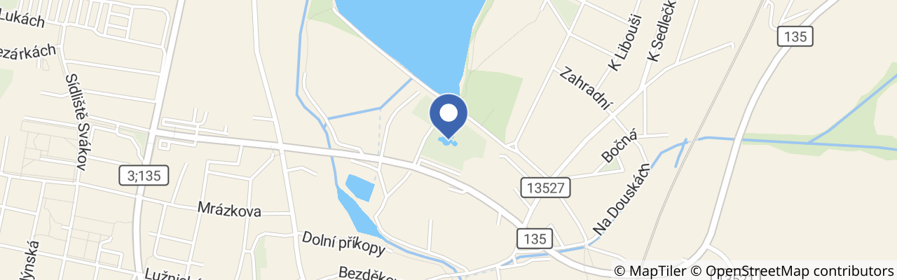 Mapa - Koupaliště Soběslav - duplicita