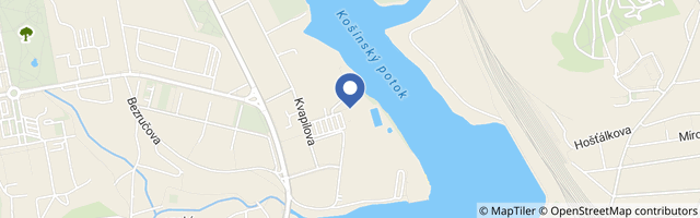 Mapa - Plavecký stadion Tábor