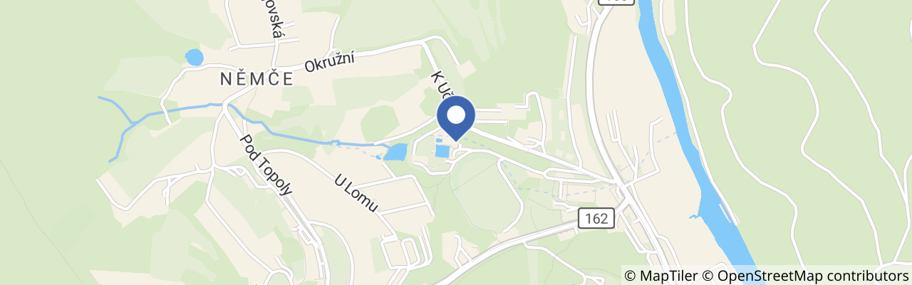 Mapa - Koupaliště Větřní