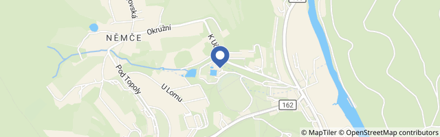 Mapa - Koupaliště Větřní