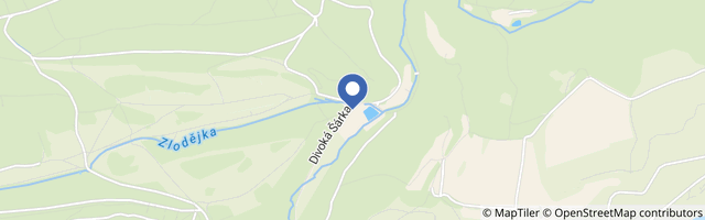 Mapa - Koupaliště Divoká Šárka