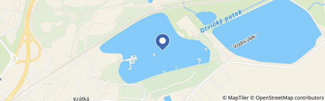 Mapa - Kamencové jezero