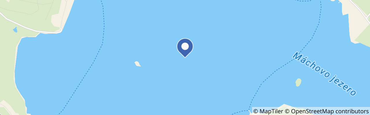 Mapa - Máchovo jezero