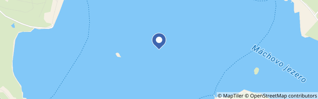 Mapa - Máchovo jezero