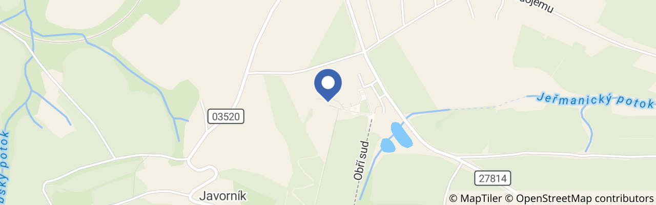 Mapa - Bobová dráha Jeřmanice