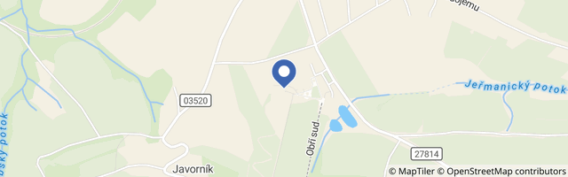 Mapa - Bobová dráha Jeřmanice