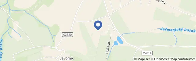 Mapa - Bobová dráha Jeřmanice
