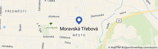 Mapa - Apartmány Cechovní