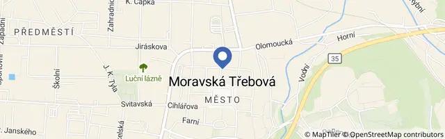 Mapa - Apartmány Cechovní