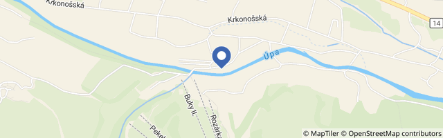 Mapa - Bobová dráha Mladé Buky