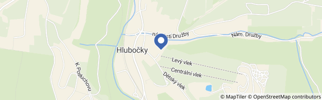 Mapa - Bobová dráha Hlubočky