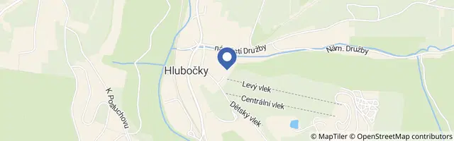 Mapa - Bobová dráha Hlubočky
