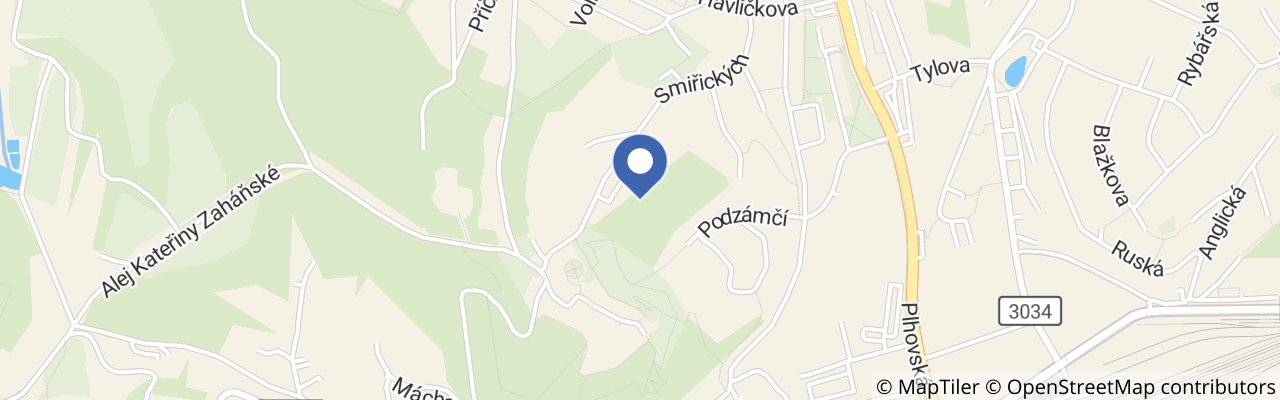 Mapa - Lanový park Hopstráda