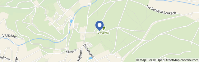 Mapa - Lanový park Veverák