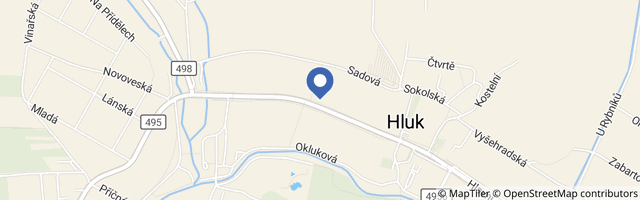 Mapa - Penzion Hluk