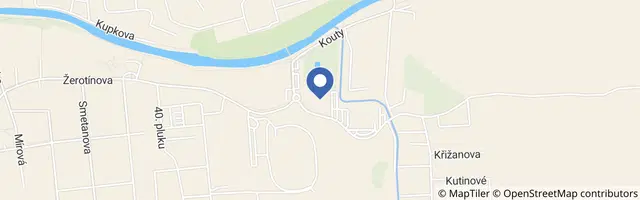 Mapa - Bazén Valašské Meziříčí