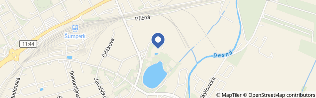 Mapa - Aquacentrum Šumperk