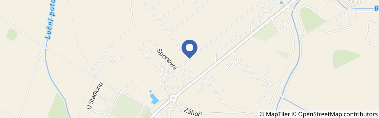 Mapa - Wellness Kuřim