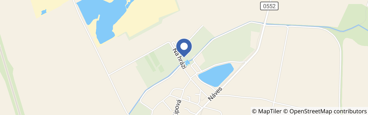 Mapa - Koupaliště Majetín