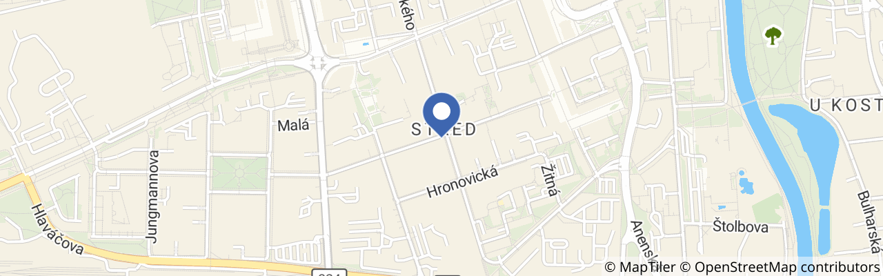 Mapa - Rezidence Mandragora