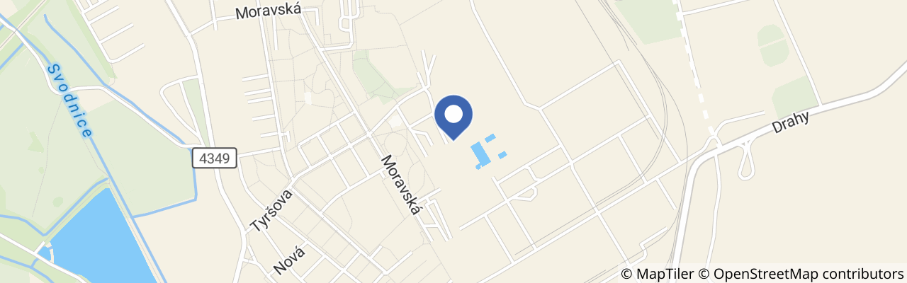 Mapa - Koupaliště Chropyně