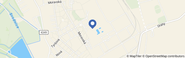 Mapa - Koupaliště Chropyně