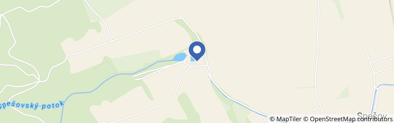Mapa - Koupaliště Spešov