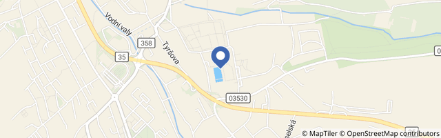 Mapa - Plovárna Litomyšl