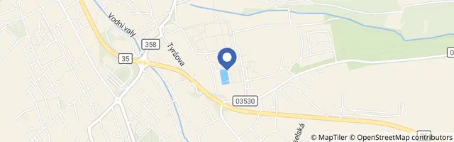 Mapa - Plovárna Litomyšl