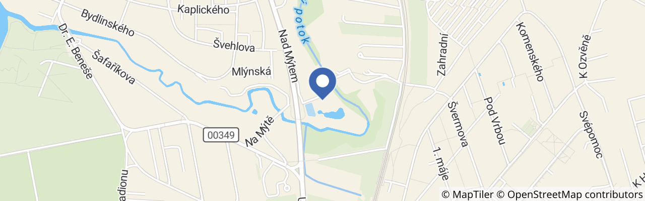 Mapa - Koupaliště Pohoda