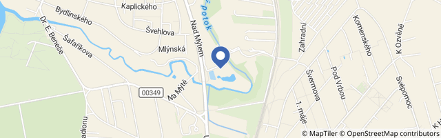 Mapa - Koupaliště Pohoda