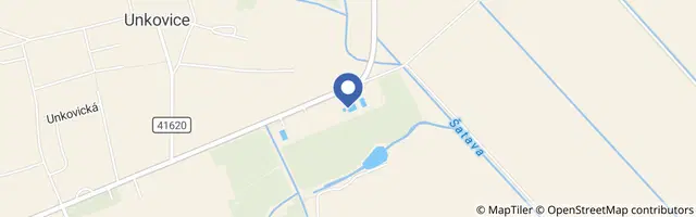 Mapa - Beach Resort koupaliště Žabčice