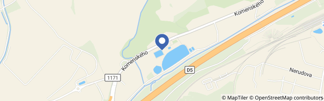 Mapa - Koupaliště  Zdice