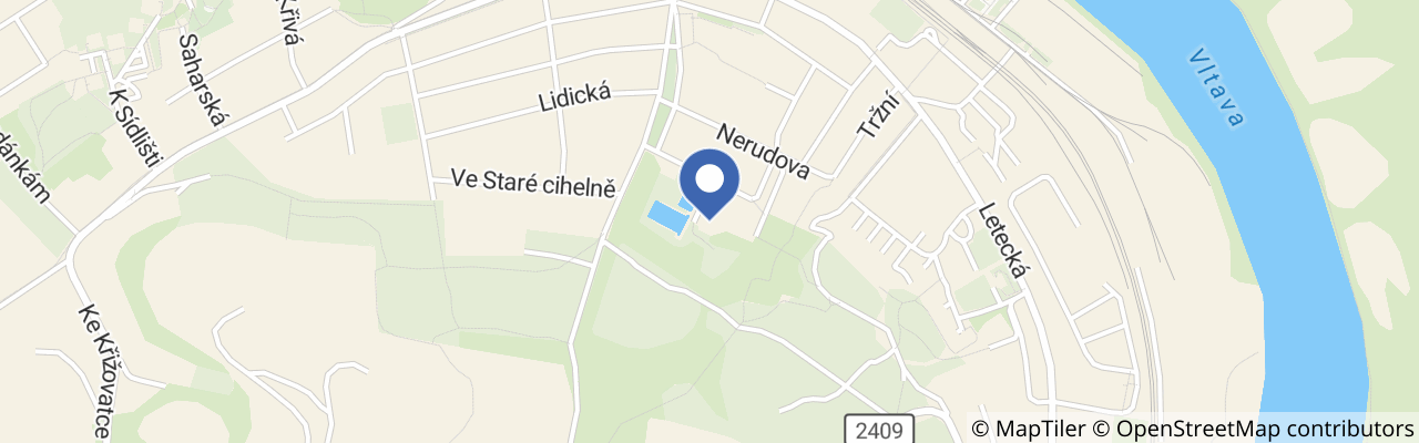 Mapa - Plovárna Libčice