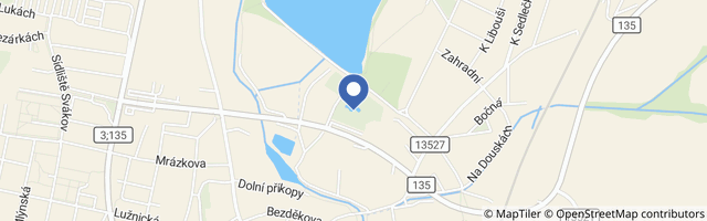 Mapa - Koupaliště Soběslav