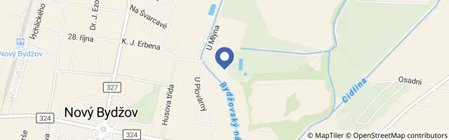 Mapa - Koupaliště Nový Bydžov
