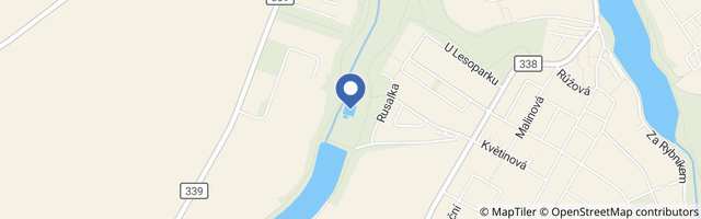 Mapa - Letní koupaliště Vodranty