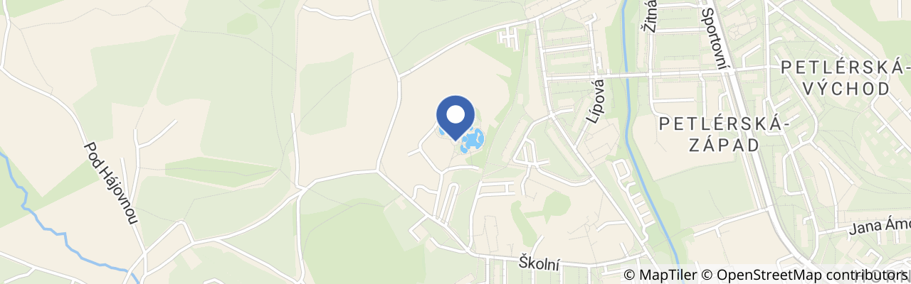 Mapa - Aquapark Klášterec nad Ohří