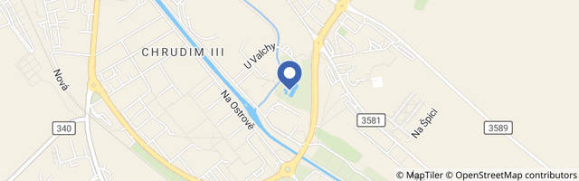 Mapa - Koupaliště Chrudim