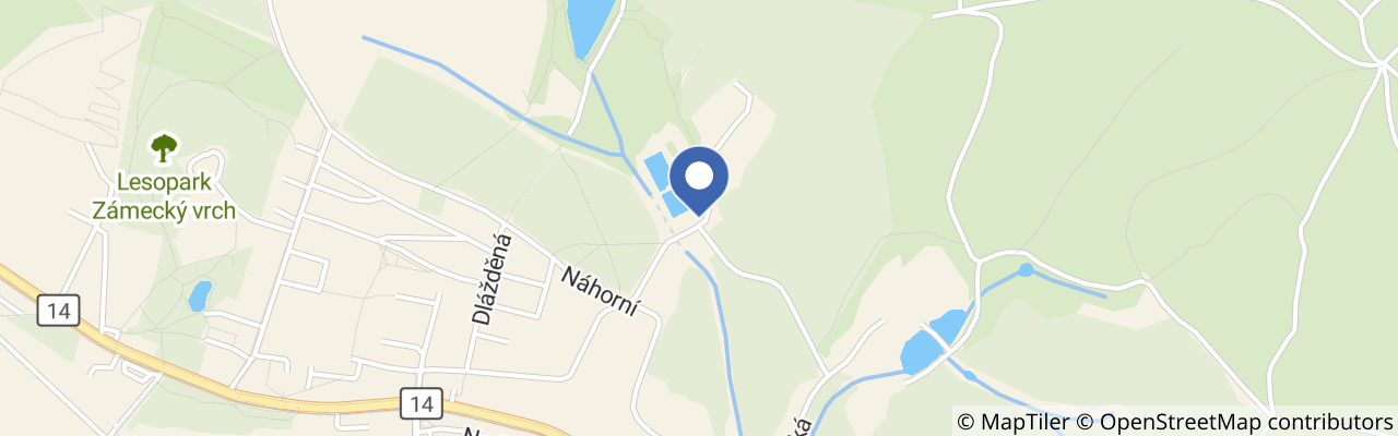 Mapa - Koupaliště Sluníčko