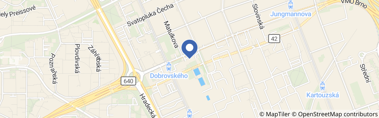 Mapa - Koupaliště Dobrák