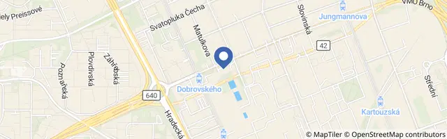 Mapa - Koupaliště Dobrák