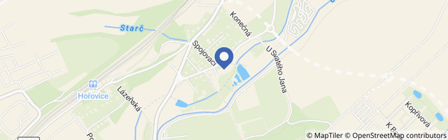 Mapa - Aquapark Hořovice