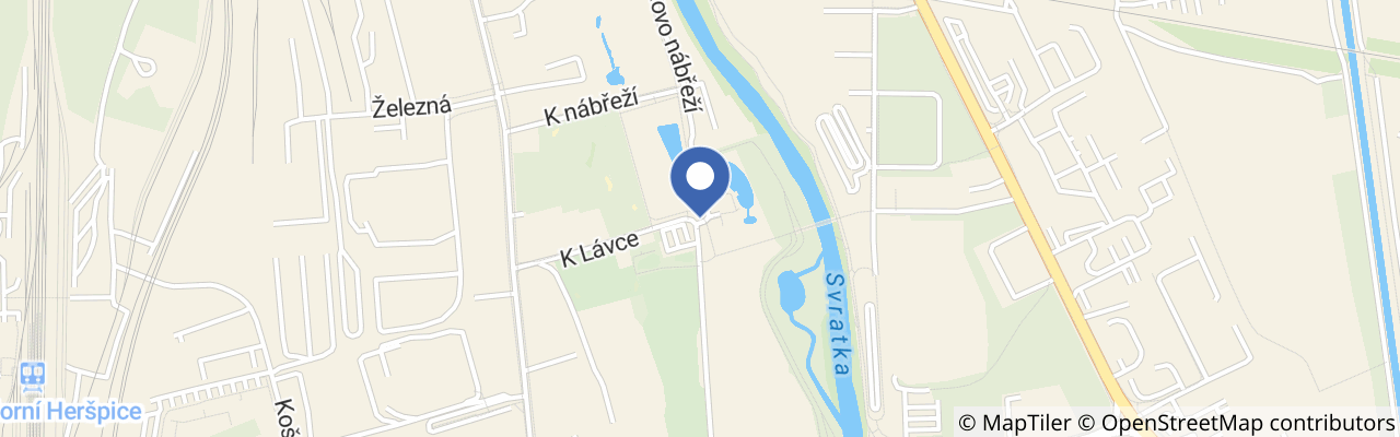 Mapa - Biotop Brno-jih