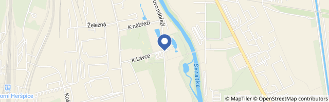 Mapa - Biotop Brno-jih