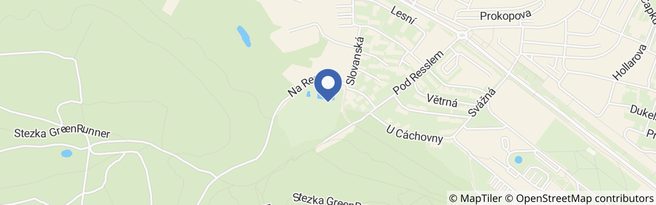 Mapa - Koupaliště Ressl