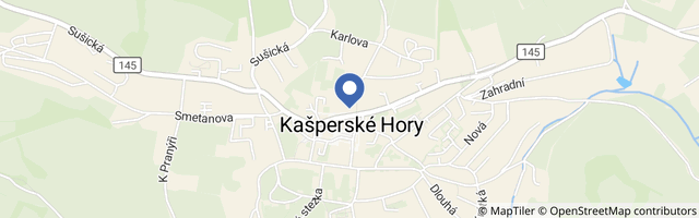 Mapa - Hotel Nebespán